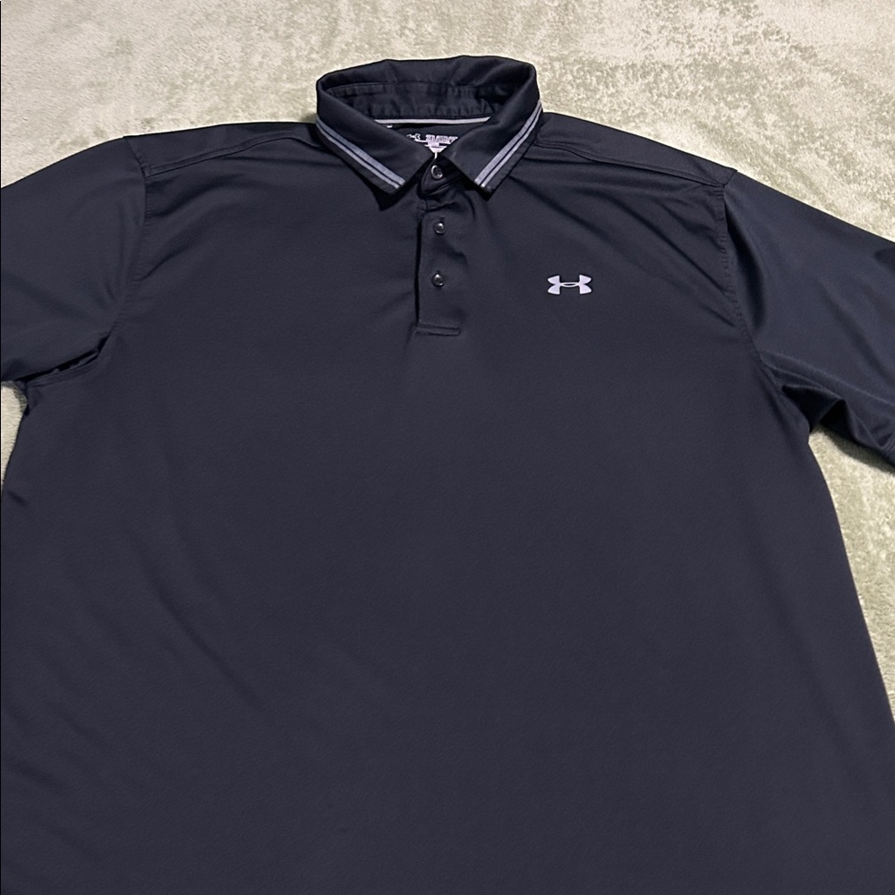 Under Armour Men's Dark Gray Polo Shirt